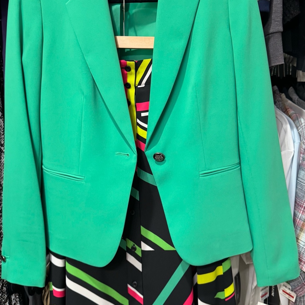 Bar III Vibrant Green Women's Blazer